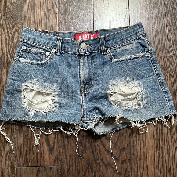 Levi’s Vintage Denim Shorts Zipper Fly - Picture 1 of 5